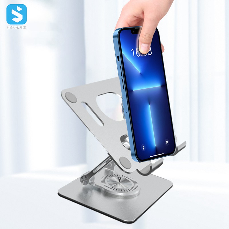 360 degree rotating aluminum tablet stand holder